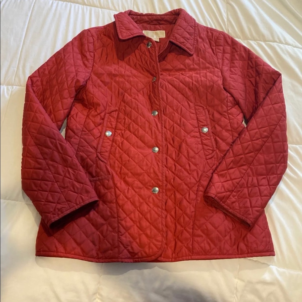 Michael Kors red jacket